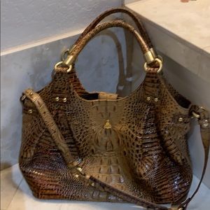 Brown Brahmin purse